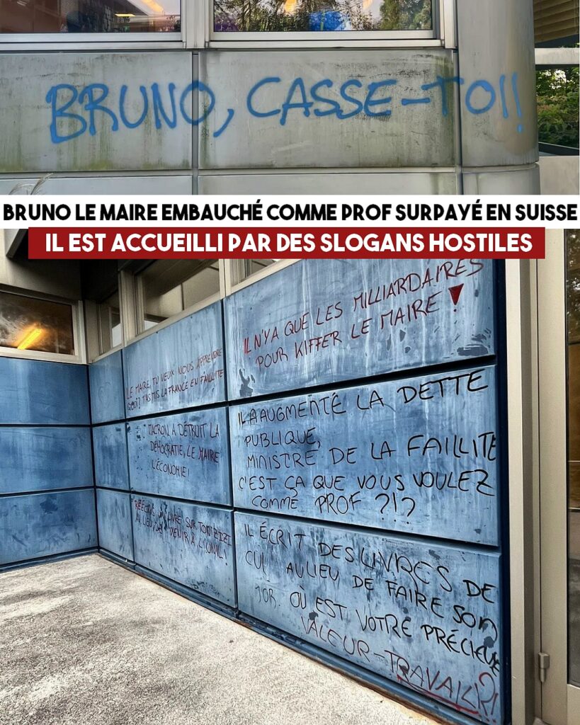 Brèvinfo du 22 Septembre : Bruno Le Maire bien accueilli en Suisse ?